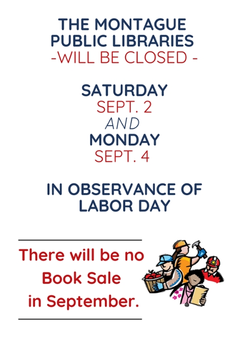 Libraries Closed for Labor Day